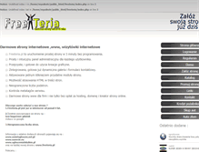 Tablet Screenshot of freeteria.pl